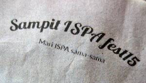 Di Sampit, ibukota kabupaten Kotawaringin Timur, salah satu pusat kabut asap, bencana kabut-asap periodik ini dinamakan oleh para mpemrotes sebagai "Sampit ISPA Fest15." Secara sarkastik mereka berkata :"Mari ISPA Sama-Sama".
